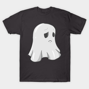Sad Ghost Halloween T-Shirt